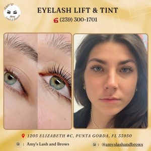 Eyelash Lift and Tint – Amy Lash & Brows, Punta Gorda FL