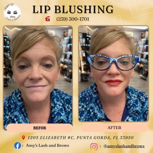Uneven Lips? Lip Blush Can Redefine Your Smile 2 Lip blush before and after in Punta Gorda – natural color enhancement